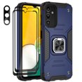 thumbnail image 1 of Aggxpf for Samsung Galaxy A54 5G Phone Case with Screen Protector & Camera Lens Protector, Rugged Phone Cover with Metal Ring Stand, Blue, 1 of 6