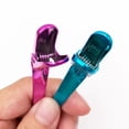 thumbnail image 4 of 12 pinzas de acero inoxidable para peluquería, pinzas de pico de pato, herramienta de peluquería (rosa), 4 of 5