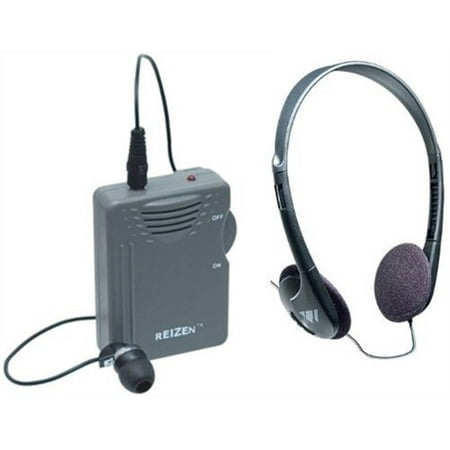 Elite Package: Reizen Loud Ear 120dB Gain Personal Amplifier with Earphone and Extra