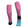 thumbnail image 4 of Compression Socks for Women and Men - Pink Shark Pool Fantasy Compression Socks Circulation for Workout, 4 of 8