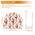 thumbnail image 4 of Yayeee Napkin Holder for Table Kitchen Paper Tissue Organization, Pink Ice Cream Pattern, 4 of 8