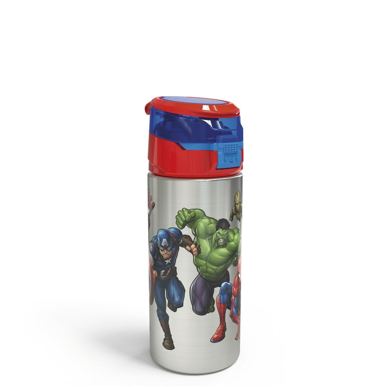 Zak Designs Kids 19.5 Water Bottle Stainless Steel Flip Lip