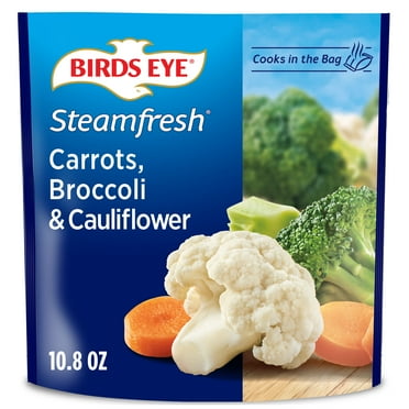 Birds Eye Steamfresh Carrots, Broccoli and Cauliflower, Frozen Vegetables, 10.8 oz Bag (Frozen)