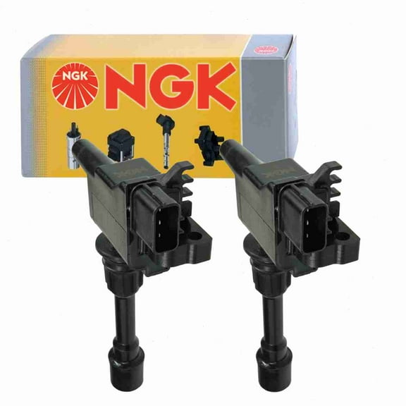 2 pc NGK Ignition Coils compatible with Mazda Protege5 2.0L L4 2002-2003