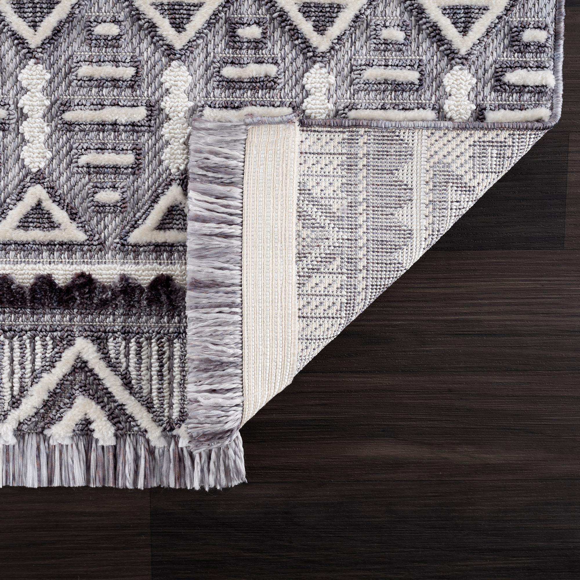 United Weavers Keya Taima Transitional Distressed Area Rug, Grey, 7'10" x 10'6"