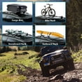 thumbnail image 2 of 2Pcs Car Roof Top Crossbar Rack, iMounTEK Aluminum Alloy Luggage Carrier Rack 330lbs Max Load with Lock, 2 of 7