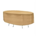 thumbnail image 5 of Patio Large Waterproof Round Oval Table & Chair Cover - Outdoor Patio Table Chair Combo Washable - Heavy Duty Furniture 112 Inch Combo Cover, 5 of 5