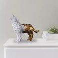 thumbnail image 4 of Estatua de animal de estilo geométrico, adorno decorativo para el hogar, figura coleccionable. 20x7x17cm, 4 of 8