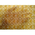 thumbnail image 4 of oneOone Cotton Silk Yellow Fabric Geometric Bandhani Craft Projects Decor Fabric Printed By The Yard 42 Inch Wide, 4 of 4