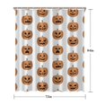thumbnail image 5 of Halloween Pumpkin Grid Pattern Shower Curtain 72"x84" ,Bathroom Decorative Shower Curtains Set with 12 Hooks,Modern Waterproof Washable Shower Curtain, 5 of 6