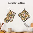 thumbnail image 6 of Gaeub Watercolor Dogs Print Oven Mitts and Pot Holders Sets of 2,Heat Resistant Pad,Cooking Gloves, for Baking BBQ Home Decor, 6 of 7