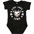thumbnail image 3 of Inktastic Live Love Cows Boys or Girls Baby Bodysuit, 3 of 5