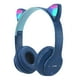 thumbnail image 1 of Btafrte Gaming Headset Cat Ear Over-Ear Stereo Bass para PC (Azul oscuro), 1 of 5