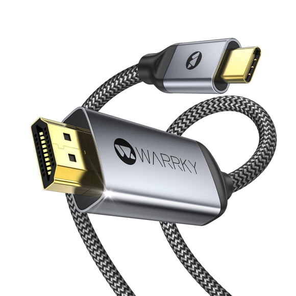Cable USB C a HDMI WARRKY 4K 60 Hz para iPhone MacBook Galaxy