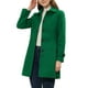 thumbnail image 4 of Abrigo de invierno para mujer con cuello Peter Pan, trench y abrigo de guisante en verde M, 4 of 6