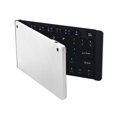 thumbnail image 2 of Teclado GK228 BT Teclado inalámbrico 66 teclas Mini teclado de oficina portátil plegable con soporte para teléfono / tableta / computadora portátil plateado Abanopi  Teclado, 2 of 5