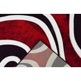 thumbnail image 2 of Planet Rugs Premium 3D Thick Abstract Indoor Area Rug 327 Red 4'x5'3'', 2 of 10