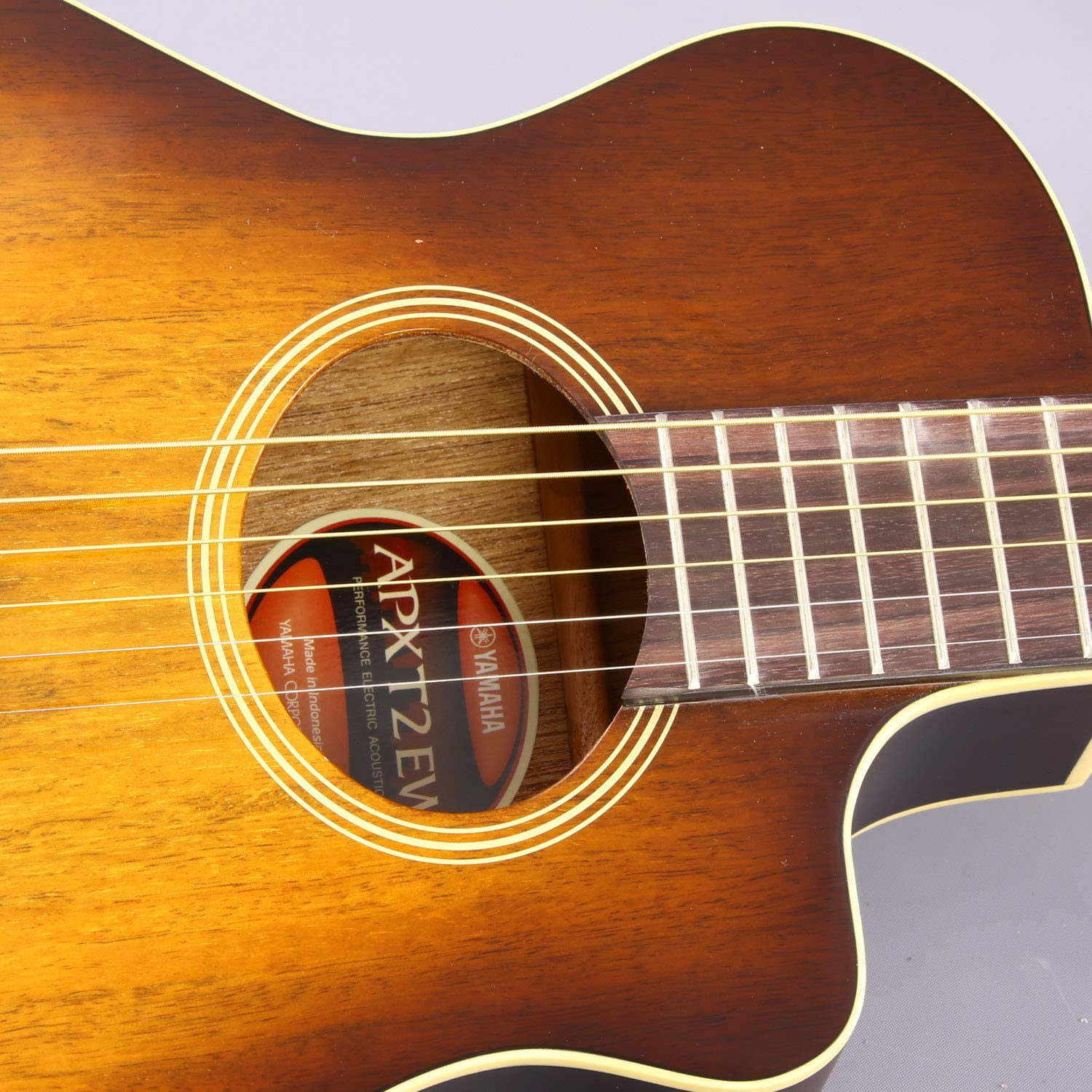 Yamaha APXT2EW Sunburst 6 Strings Electric Acoustic Guitar, 83.2 oz, 30"