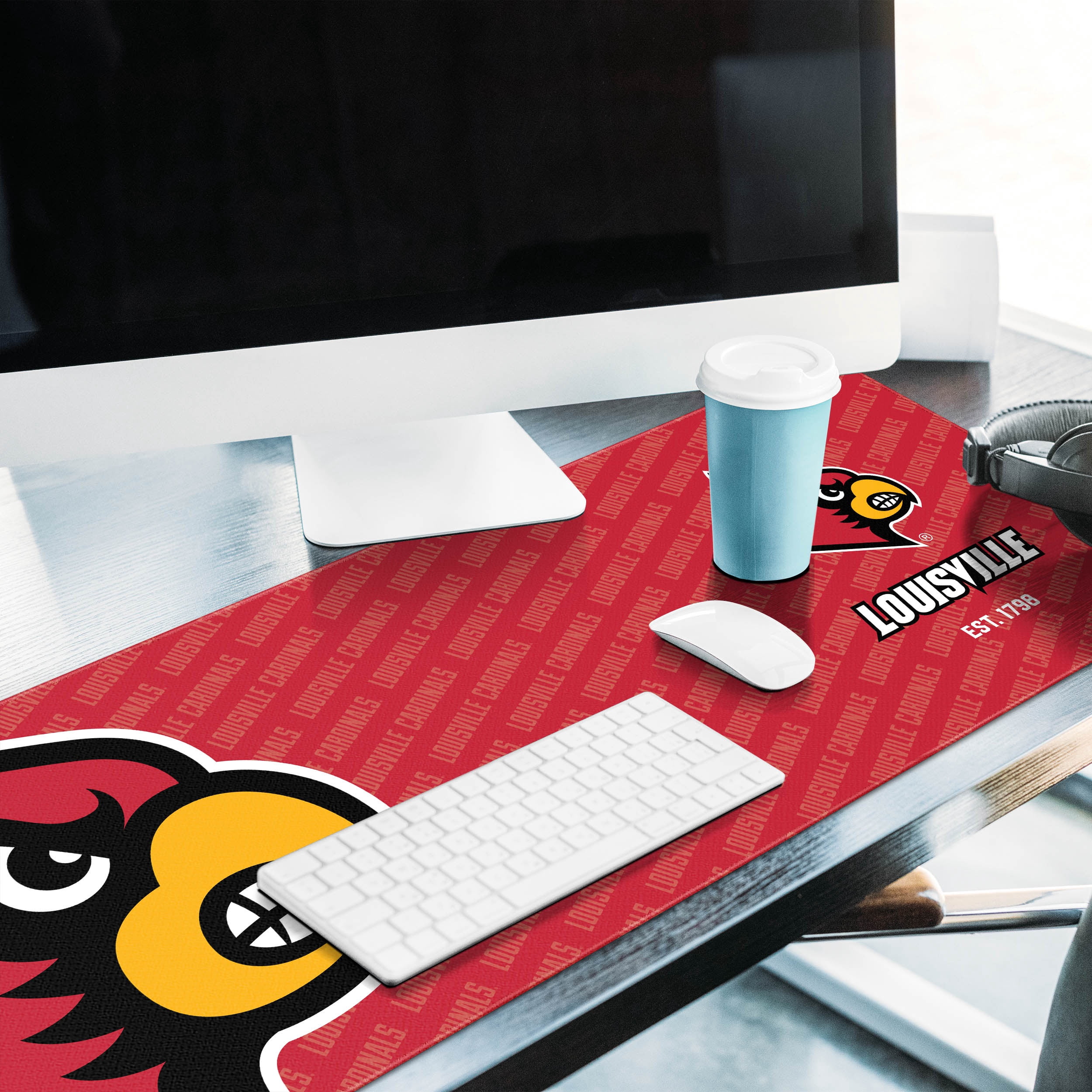 Louisville Cardinals Logo Series Desk Pad SMU