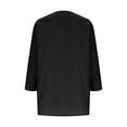thumbnail image 4 of Where Is Linen Shirts for Women Short Plus Size Sleeve V Neck Tops Oversized Split Summer Fashion Tee Shirts Casual Shirts Loose Fit Casual Blouses Ropa Mujer Returns and Refunds, 4 of 7