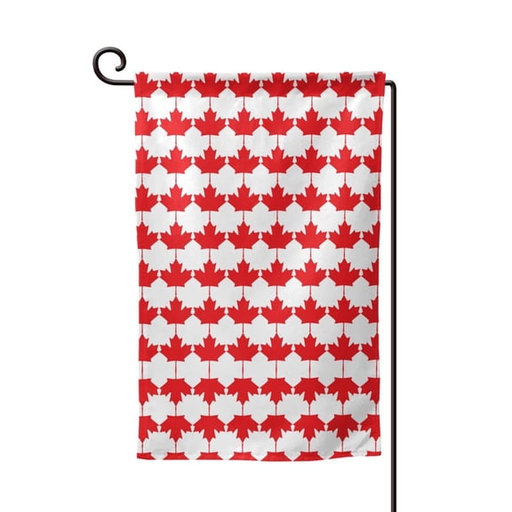 Canadian Maple Leaf Flag Garden Flag Vertical Double Sided Yard Outdoor Decoration 12.5 x 18 Inch Square