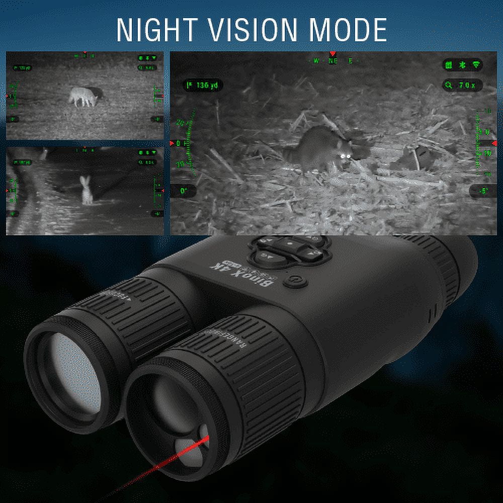 ATN BinoX 4K 4-16x Smart Day/Night Binoculars FREE Carring bag