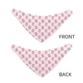 thumbnail image 3 of Naloa Pink Disco Ball Dog Bandana Large and Small-Dog Scarf Bib Handkerchief Accessories for Dogs and Cats(S-L)-Small, 3 of 5