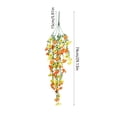 thumbnail image 3 of Fmbmuo Outdoor Artificial Hanging Flowers Lifelike Pansy Plants for Courtyard Garden Patio Balcony Decor Home Decor Wall Decor,Multicolor, 3 of 5