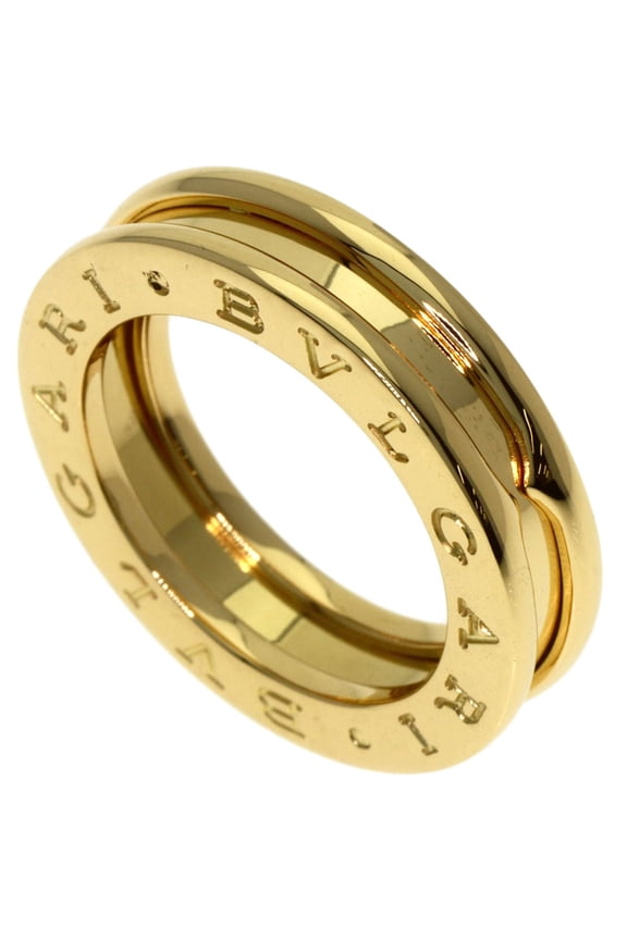 Pre-Owned Bulgari B-zero1 1-band ring #47, 18K yellow gold, women's BVLGARI