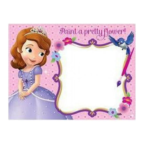 Sofia the First Water Paint Boards / Favors (4ct)