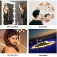 thumbnail image 5 of Graflsoa Adjustable LED Vanity Mirror Lights with 3 Color Temperatures, 10 Brightness Levels, USB Plug & Play, 10 Bulbs for Makeup and Dressing, 5 of 5