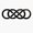 1pcs, variant on Double Infinity Water Revenge Design Sticker