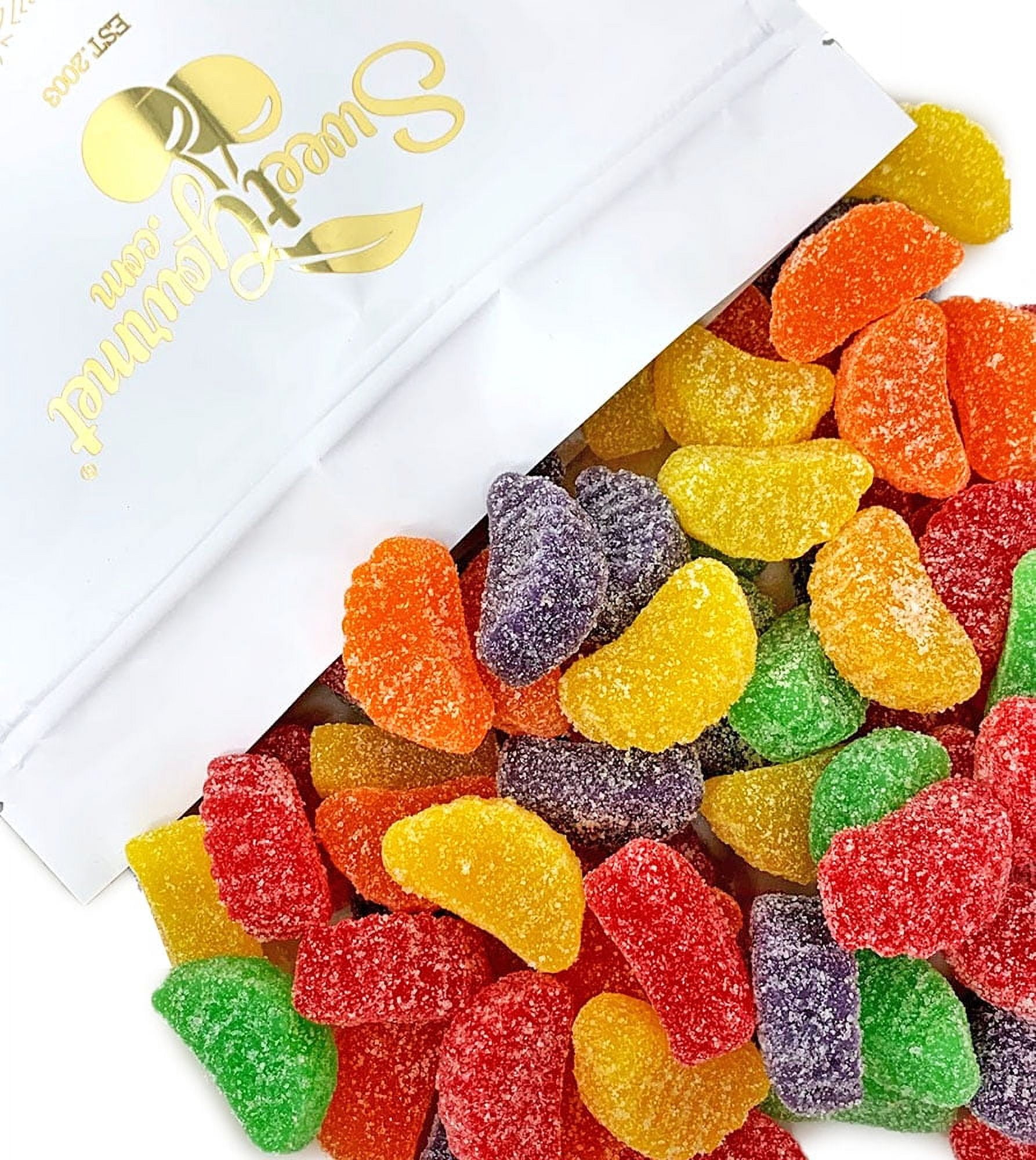 SweetGourmet Jelly Assorted Fruit Slices Bulk Candy | 4 Pounds