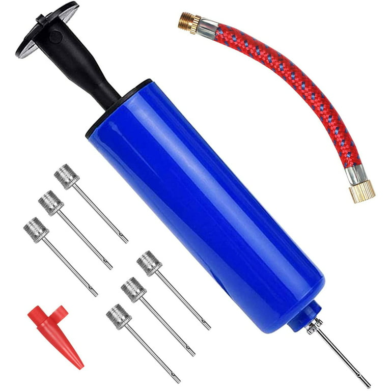 Portable Ball Pump Air Pump Inflator Kit With Needle Nozzle - Temu