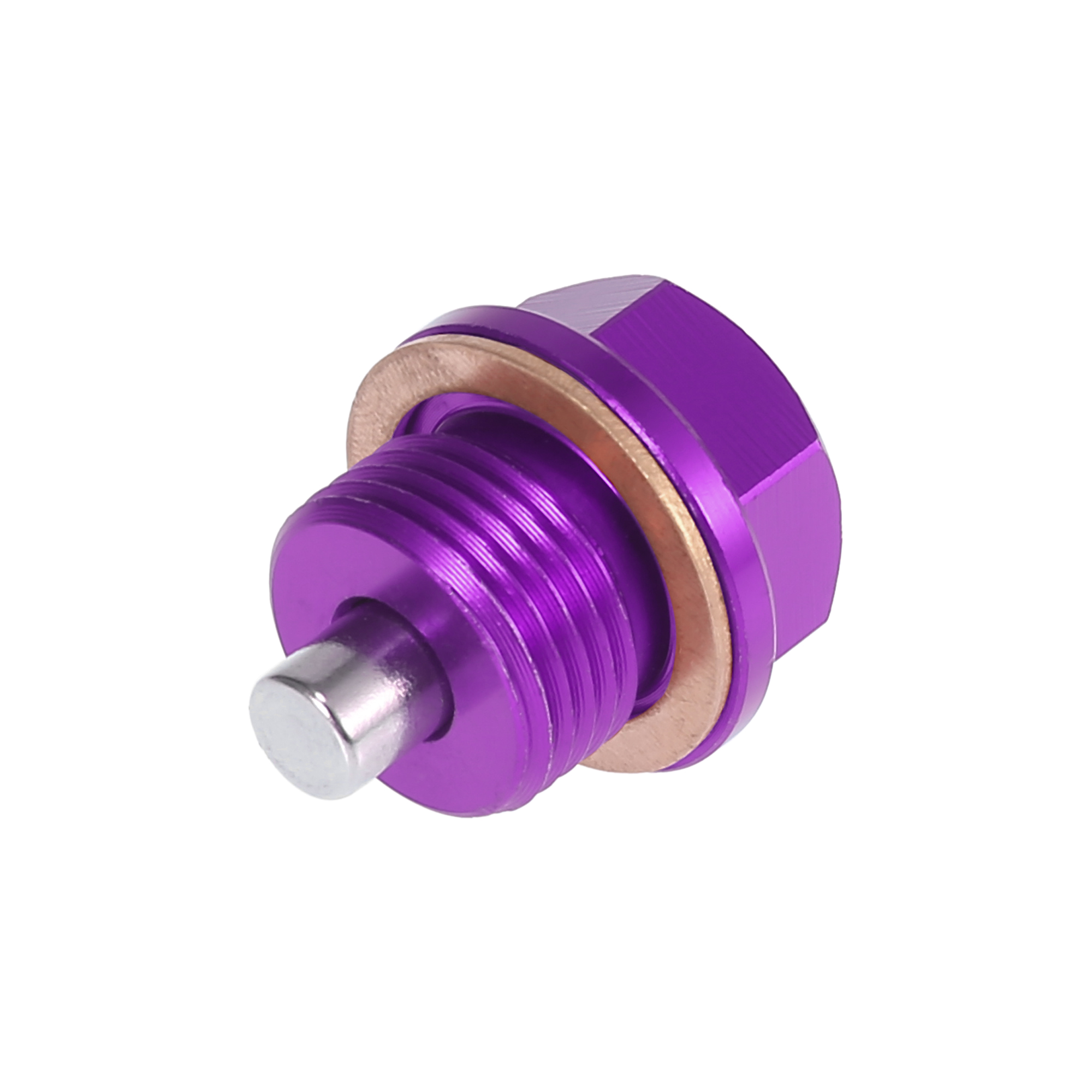 M18 X 1.5 Magnetic Drain Oil Plug – Red Anodized – Universal Fit