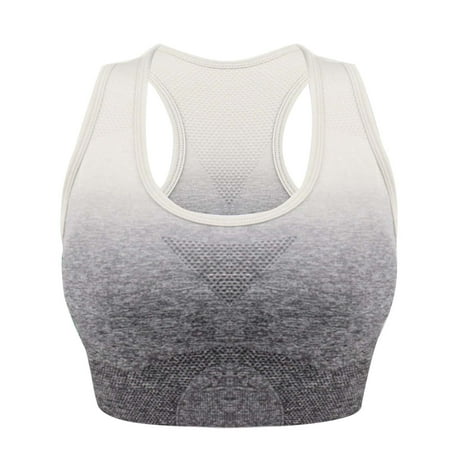 Iyufng Sports Bras for Women Plus Size Push Up Wirefree Bra Women s Solid Yoga Tank Top Underwear No Steel Ring Sexy Sling Strap Beauty Back Sports Bra Summer Savings Clearance