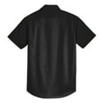 thumbnail image 6 of Yellow Rooster Mens Short Sleeve Superpro Twill Shirt Black XS, 6 of 6