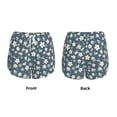 thumbnail image 5 of Fotbe Blue Flower Womens High Waist Running Shorts Athletic Workout Quick Dry Shorts for Women with Pockets Gym Yoga Summer Shorts-XX-Large, 5 of 9