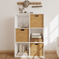 thumbnail image 6 of TrumanPick 6-Cube Storage Organizer, 24"W x 36"H x 12"D Cube Standing Bookshelf with Removable Back Panels for Living rooms, Offices,and Study Rooms - White, 6 of 10