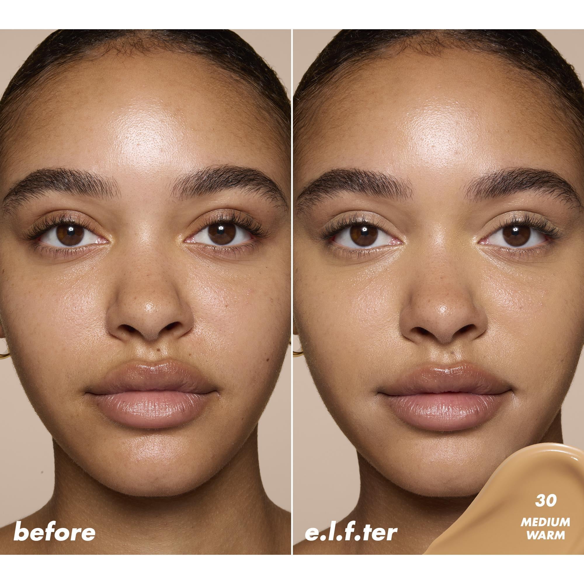 e.l.f. Cosmetics Soft Glam Satin Concealer, 30 Medium Warm, 6.3 mL