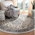 thumbnail image 2 of SAFAVIEH Lyndhurst Idella Floral Area Rug, Cream/Beige, 7' x 7' Round, 2 of 11