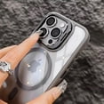 thumbnail image 4 of Dteck Magnetic for iPhone 17 Pro Max Case, Compatible with MagSafe, Military Grade Drop Protection, Slim Clear Shockproof with Camera Lens Cover Kickstand for iPhone 17 Pro Max,Pink, 4 of 5