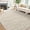 Off-White, variant on Buganda Area Rugs for Living Room, Non-Slip Bedroom Bedside Carpet, Modern Indoor Washable Area Rug, 5'x8', Beige