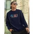 thumbnail image 2 of 4th Of July Vintage Banner Sweatshirt Men -Image by Shutterstock, Male 3X-Large, 2 of 4