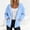 Blue, variant on MORESEC Women Plus Size Hooded Jacket Zip Up Casual Loose Outerwear Beach Cover Up Spring Fashion Clothes, Army Green L