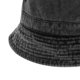 thumbnail image 4 of Sombreros de cubo de algodón unisex protector solar de verano Sombrero de Panamá Color sólido Sunbonnet Fedoras gorra de playa de pescador al aire libre, 4 of 5