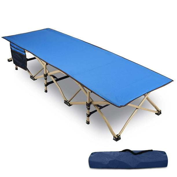 REDCAMP 2 Pack Extra Long Folding Kids Cot, Portable Toddler Cot Bed