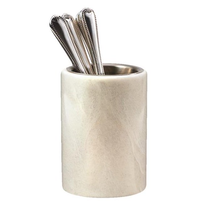 Cal Mil 3630 Marble Flatware Holder - 7.13 x 5 in.