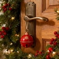 thumbnail image 4 of Large Christmas Double Bells Ornament | Red Iron Holiday Decoration | 22.5x16x16cm Festive Tree Pendant | Oversized Seasonal Decor for Home & Office, 4 of 7