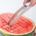 thumbnail image 5 of UDIYO Watermelon Cutter Slicer, Stainless Steel Watermelon Cube Cutter, Safe Watermelon Knife, Fruit Knives Melon Cutter for Kitchen Gadget, 5 of 8